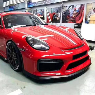 Продукты продаются как горячие пироги 987Cayman Body Kit GT4 стиль Передний и задний бампер Спойлер 2006-2012