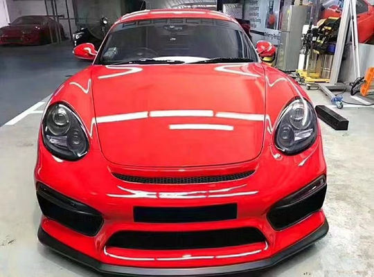 Продукты продаются как горячие пироги 987Cayman Body Kit GT4 стиль Передний и задний бампер Спойлер 2006-2012