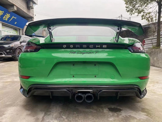2022 Новые продукты 987Cayman 981Boxster 718 Спойлер из углеродного волокна для Porsche 987 981 718 Спойлер из углеродного волокна