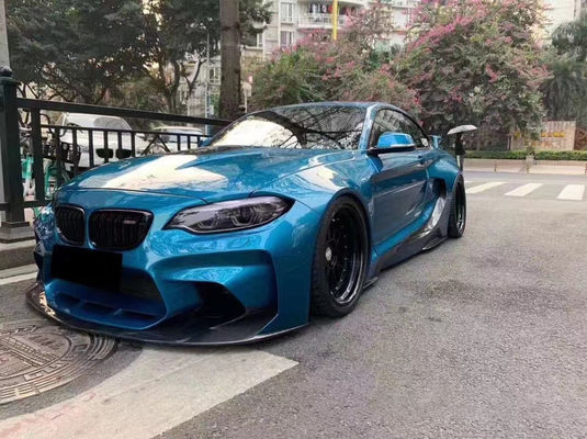 Для BMW F22 F87 2-й серии M2 корпусный комплект M2 M235 модернизация IMP стиль передний и задний бампер спойлер широкий корпус