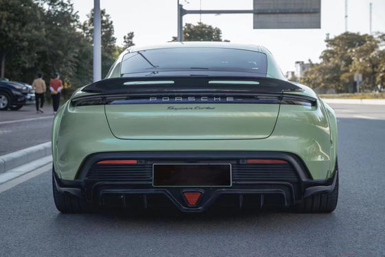 Новый продукт для Porsche Taycan Карбоновое волокно корпус Kit Taycan Широкий корпус передний лопат боковой юбки спойлер диффузер