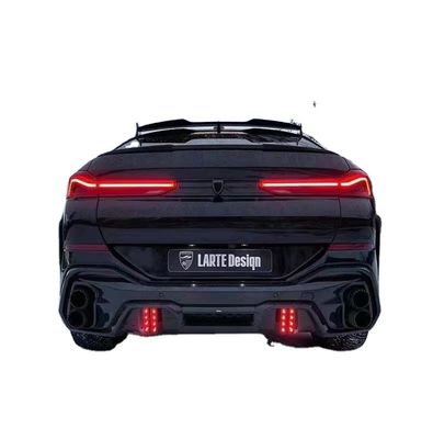 Горячая продажа G06 X6 Углеродные волокна корпус Kit Forbmw X6 Углеродные волокна Передняя лопата Задняя диффузерная крышка спойлер