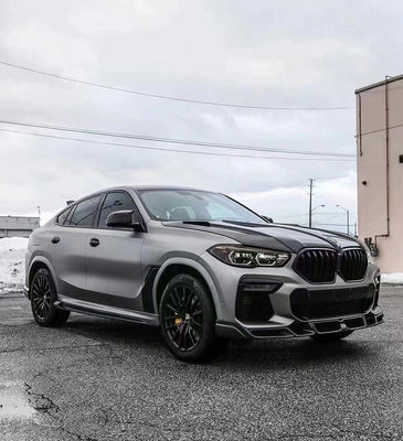 Горячая продажа G06 X6 Углеродные волокна корпус Kit Forbmw X6 Углеродные волокна Передняя лопата Задняя диффузерная крышка спойлер