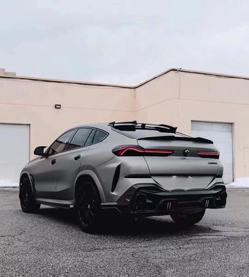 Горячая продажа G06 X6 Углеродные волокна корпус Kit Forbmw X6 Углеродные волокна Передняя лопата Задняя диффузерная крышка спойлер
