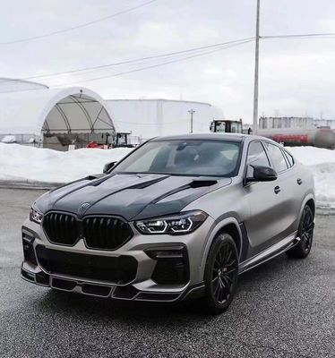 Горячая продажа G06 X6 Углеродные волокна корпус Kit Forbmw X6 Углеродные волокна Передняя лопата Задняя диффузерная крышка спойлер
