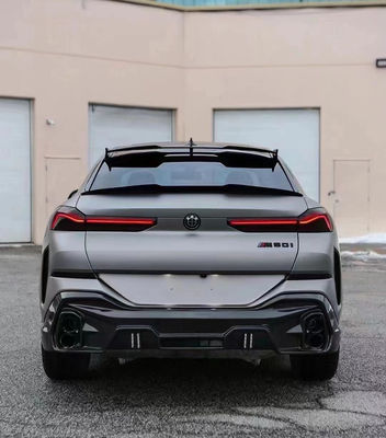 Горячая продажа G06 X6 Углеродные волокна корпус Kit Forbmw X6 Углеродные волокна Передняя лопата Задняя диффузерная крышка спойлер