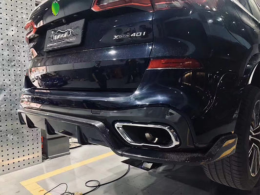 Горячая продажа X5 G05 Углеродные волокна корпус комплект Forbmw X5 Углеродные волокна Передняя лопатка Задняя диффузер спойлер Боковая юбка