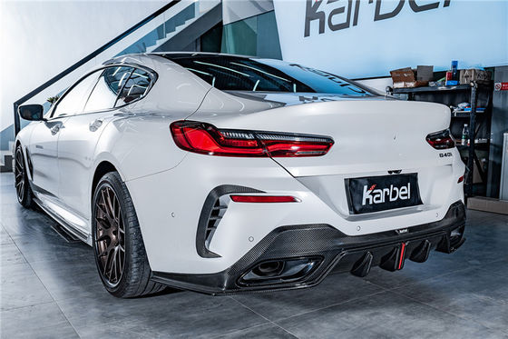 Горячая продажа G14 G15 G16 840i 850i Комплект корпуса из углеродного волокна Forbmw 8 серии Передняя лопатка Задняя диффузерная коробка спойлер