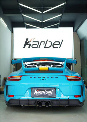 Комплект корпуса из углеродного волокна для Porsche 911 991.2 GT3 911 GT3 Комплект корпуса из углеродного волокна Передняя лопатка Задняя диффузия Боковая юбка