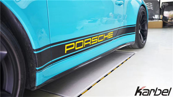 Комплект корпуса из углеродного волокна для Porsche 911 991.2 GT3 911 GT3 Комплект корпуса из углеродного волокна Передняя лопатка Задняя диффузия Боковая юбка