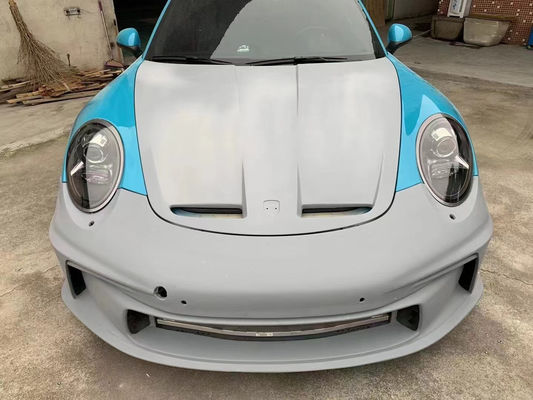 Для Porsche 911 991.1 991.2 Куриный комплект 991.1 991.2 Обновление 992GT3 Стиль Передняя крышка бампера 991.1 991.2 Куриный комплект