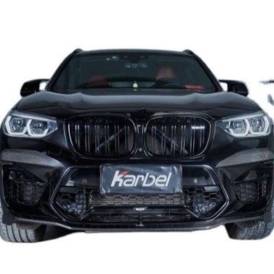 Новый продукт Комплект корпуса из углеродного волокна для BMW X3M X4M F97 F98 X3M X4M Углеродный волокно передний лопат диффузер спойлер