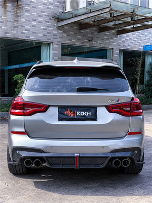 Новый продукт Комплект корпуса из углеродного волокна для BMW X3M X4M F97 F98 X3M X4M Углеродный волокно передний лопат диффузер спойлер