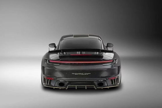 Автозапчасти для Porsche 911 992 Корпусный комплект Сухой материал из углеродного волокна 911 992 Усовершенствованный TOPCAR стиль Корпусный комплект Спойлер