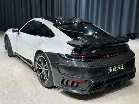 Автозапчасти для Porsche 911 992 Корпусный комплект Сухой материал из углеродного волокна 911 992 Усовершенствованный TOPCAR стиль Корпусный комплект Спойлер