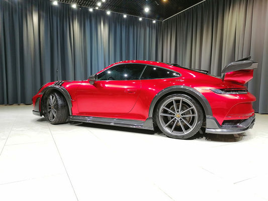 Автозапчасти для Porsche 911 992 Комплект кузова 911 992 Turbo Обновленный стиль Techart Передний и задний коробки корпуса