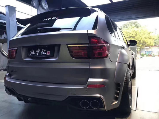 For BMW E70 E71 X5 Body Kit FPR Material X5 E70 E71 Upgrade PD Style Front and Rear Bumpers Wide Bodyki - Полное обновление