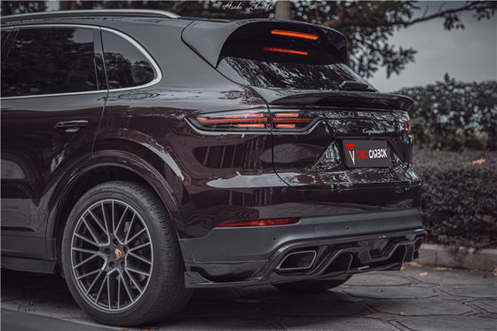 Автозапчасти для Porsche Cayenne Кит для корпуса из волокна Cayenne Углеродные волокна Передний распределитель Спойлер