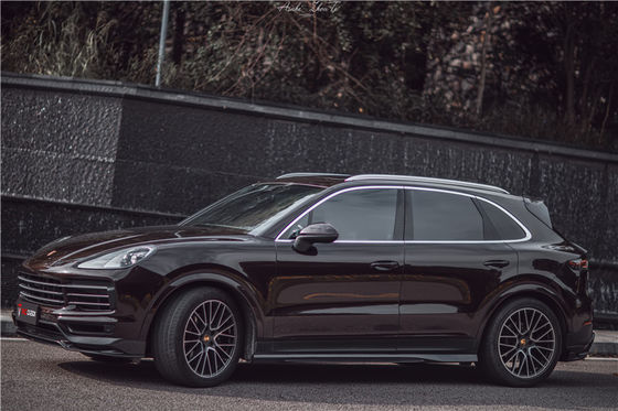 Автозапчасти для Porsche Cayenne Кит для корпуса из волокна Cayenne Углеродные волокна Передний распределитель Спойлер