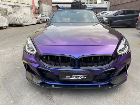 Комплект корпуса из углеродного волокна для BMW Z4 G29 Z4 G29 Усовершенствованный TRD Style Front Shovel Diffuser Spoiler Body Kit