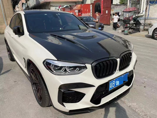 Для BMW X3M X4M F97 F98 Углеродные волокна крышка машины Сухой углеродный материал X3M X4M Углеродные волокна крышка двигателя