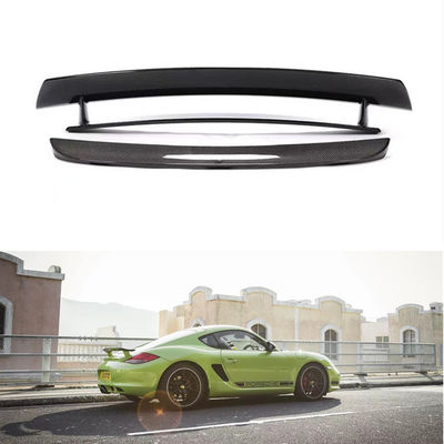 Автозапчасти для Porsche 987 Спойлер из углеродного волокна 987 Усовершенствованный Кейман R Style Tail Spoiler 987 Body Kit