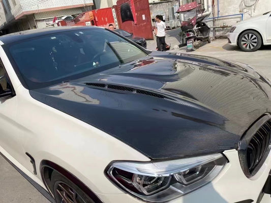 Для BMW X3M X4M F97 F98 Углеродные волокна крышка машины Сухой углеродный материал X3M X4M Углеродные волокна крышка двигателя