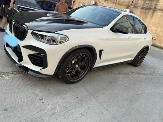 Для BMW X3M X4M F97 F98 Углеродные волокна крышка машины Сухой углеродный материал X3M X4M Углеродные волокна крышка двигателя