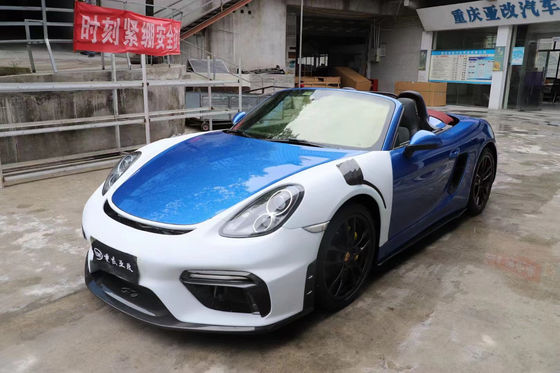 Автозапчасти для Porsche 981Boxster Cayman Body Kit 981Boxster Cayman Upgraded GT4-style Front and Rear Bumper Body Kit