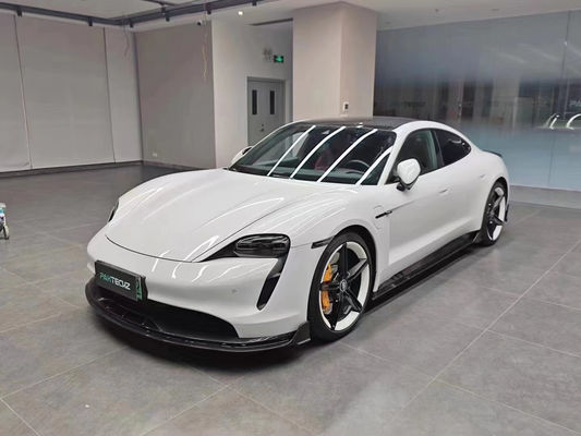 Комплект корпуса из углеродного волокна для Porsche Taycan Taycan Upgrade PAKTECHZ Style Front Shovel Diffuser Spoiler Body Kit