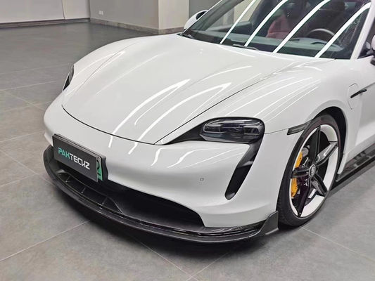 Комплект корпуса из углеродного волокна для Porsche Taycan Taycan Upgrade PAKTECHZ Style Front Shovel Diffuser Spoiler Body Kit