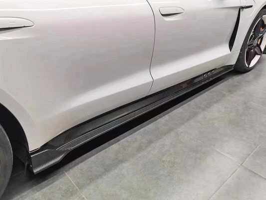 Комплект корпуса из углеродного волокна для Porsche Taycan Taycan Upgrade PAKTECHZ Style Front Shovel Diffuser Spoiler Body Kit
