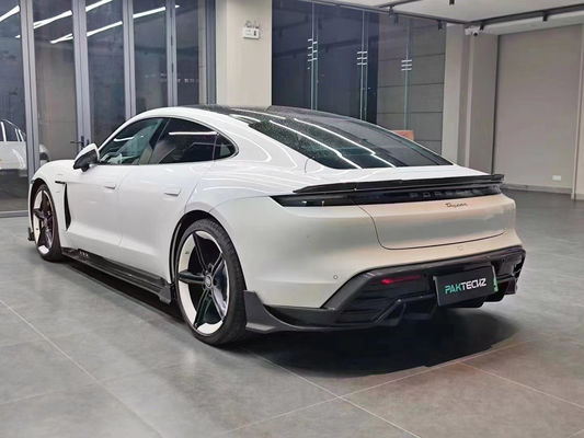 Комплект корпуса из углеродного волокна для Porsche Taycan Taycan Upgrade PAKTECHZ Style Front Shovel Diffuser Spoiler Body Kit