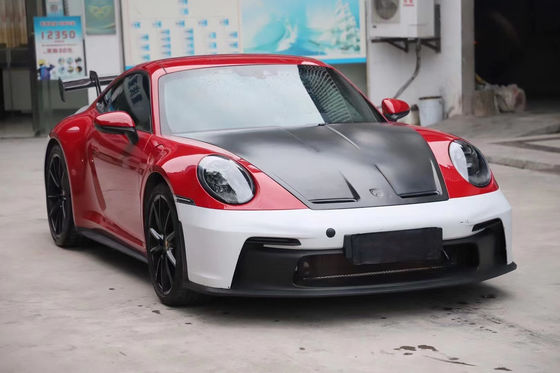 PP пластиковый материал корпус для Porsche911 992 992 модернизированный GT3 стиль передний и задний бампер боковой юбки спойлер капюшон корпус