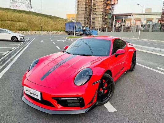 для Porsche 992 Корпус из углеродного волокна 992 Диффузор передней губы из углеродного волокна боковая юбка спойлер крышка крышки