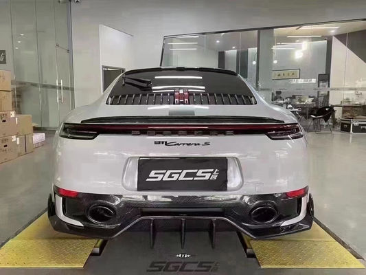 для Porsche 992 Корпус из углеродного волокна 992 Диффузор передней губы из углеродного волокна боковая юбка спойлер крышка крышки