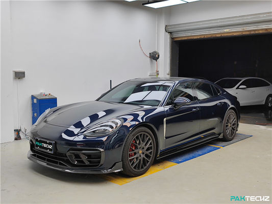 Для Porsche Паламела 971 Комплект корпуса из углеродного волокна Паламела 971 Комплект корпуса из углеродного волокна Передний губный диффузер Боковый спойлер