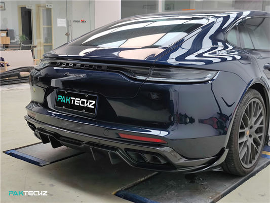 Для Porsche Паламела 971 Комплект корпуса из углеродного волокна Паламела 971 Комплект корпуса из углеродного волокна Передний губный диффузер Боковый спойлер
