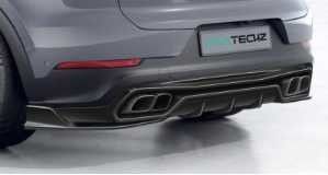 Для Porsche Cayenne Углеродные волокна корпус Kit Cayenne Углеродные волокна Передний губный диффузер Спойлер верхний крыло капюшон боковой юбки