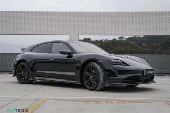 Комплект корпуса из углеродного волокна для Porsche Taycan Taycan Upgrade PAKTECHZ Style Front Shovel Diffuser Spoiler Body Kit