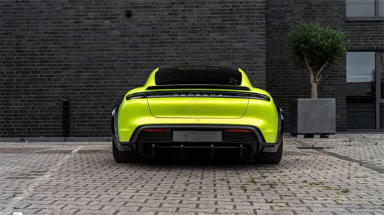 Для Porsche Taycan широкофюзеляжный комплект Taycan модернизирует PD-стиль Углеродные волокна Передний губный диффузор Спойлер Боковая юбка колесная арка