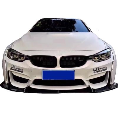 LB Wide-body Kit для BMW M4 F82 Wide-body Kit M4 F82 Усовершенствованный LB Style Front Lip Diffuser Spoiler Carbon Fiber Body Kit