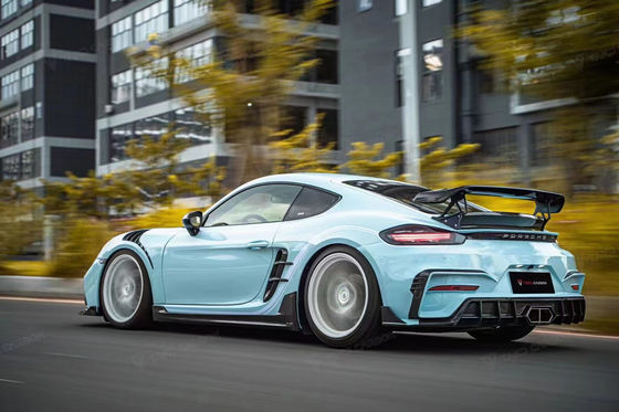 Lake Blue GTS Porsche Body Kit 718 Боковая юбка 2017 - 2019 Бомпер Спойлер