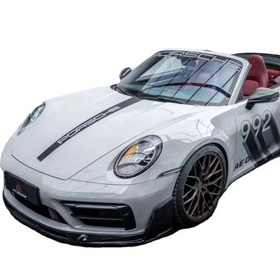 Для Porsche 992s Carbon Fiber Body Kit 992s AE Style Сухой карбоновый фасон передний губный диффузер спойлер боковой юбки