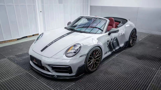 Для Porsche 992s Carbon Fiber Body Kit 992s AE Style Сухой карбоновый фасон передний губный диффузер спойлер боковой юбки