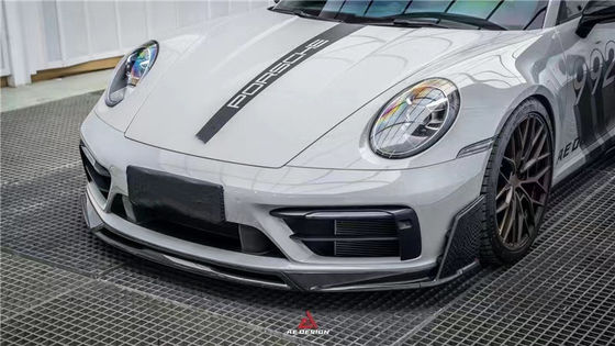 Для Porsche 992s Carbon Fiber Body Kit 992s AE Style Сухой карбоновый фасон передний губный диффузер спойлер боковой юбки