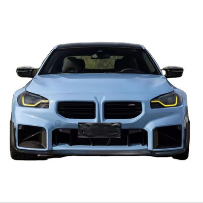Для BMW M2 G87 Комплект корпуса из углеродного волокна M2 G87 Усовершенствованный MP Style Carbon Fiber Front Lip Diffuser
