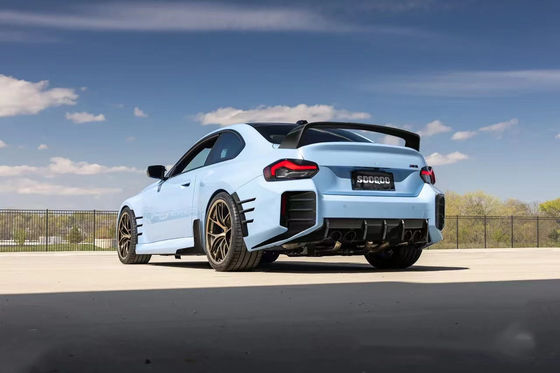 Для BMW M2 G87 Комплект корпуса из углеродного волокна M2 G87 Усовершенствованный MP Style Carbon Fiber Front Lip Diffuser