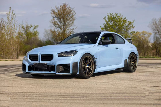 Для BMW M2 G87 Комплект корпуса из углеродного волокна M2 G87 Усовершенствованный MP Style Carbon Fiber Front Lip Diffuser