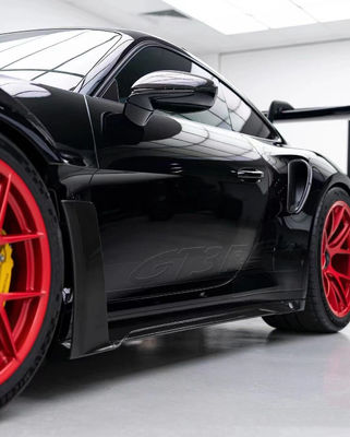 146 см 2020 Porsche 992 Корпусный комплект Передний губный диффузер Спойлер Hood Корпусный комплект OEM